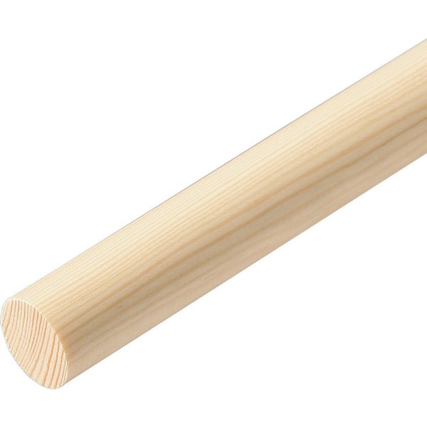 Varilla de madera de pino 2,4 m x ø 28 mm