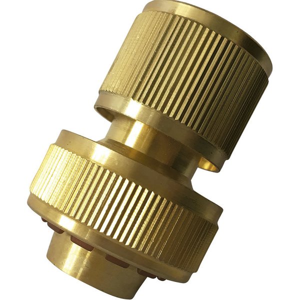 Racor rápido "aquastop" de latón ø 15-19 mm