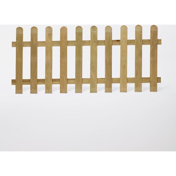 Valla de madera liao 180 x 80 cm blooma