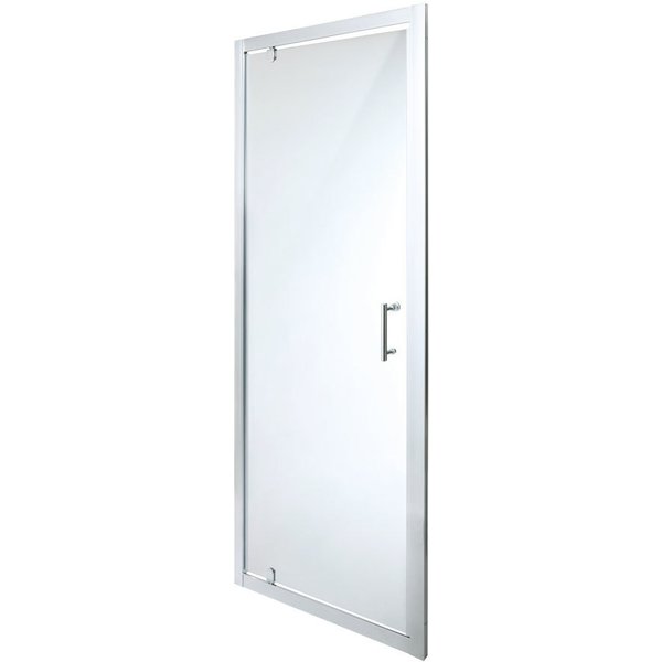 Mampara de ducha semi pivotante transparente 190x90cm onega