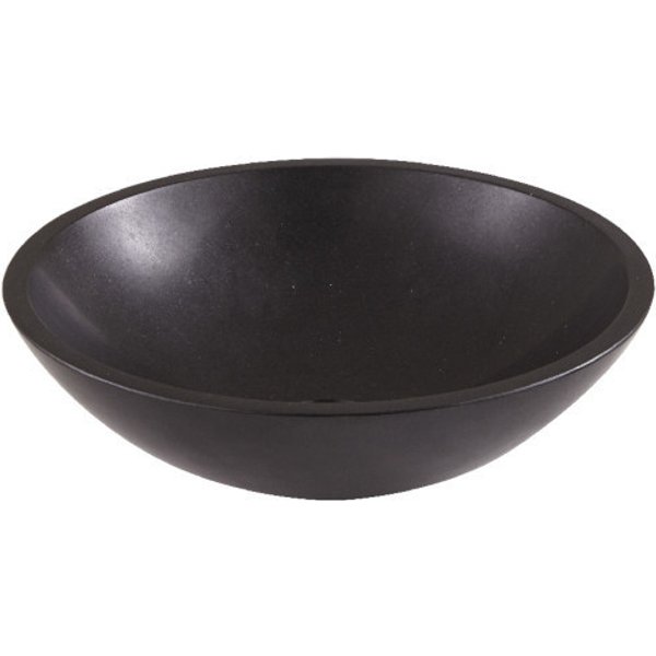 Lavabo de piedra negro tumen 38 cm