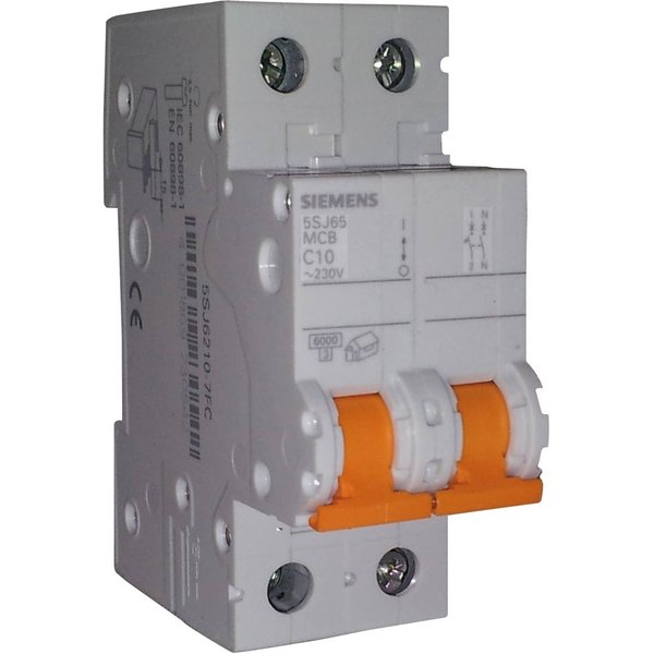 Magnetotérmico 1 polo + neutro 20 amperios siemens