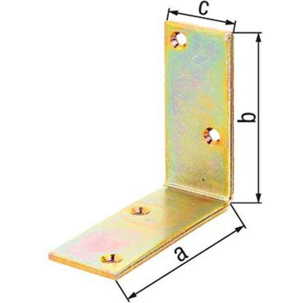 Escuadra para poste caras diguales 150 x 150 x 40 mm