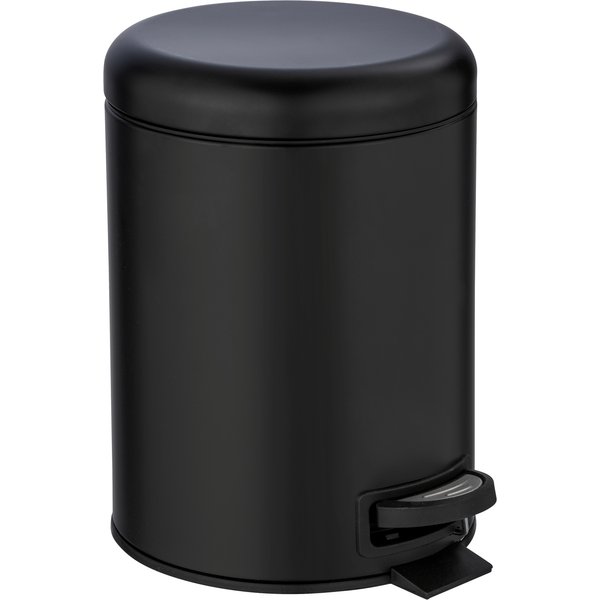 Papelera con pedal de 5l leman negra