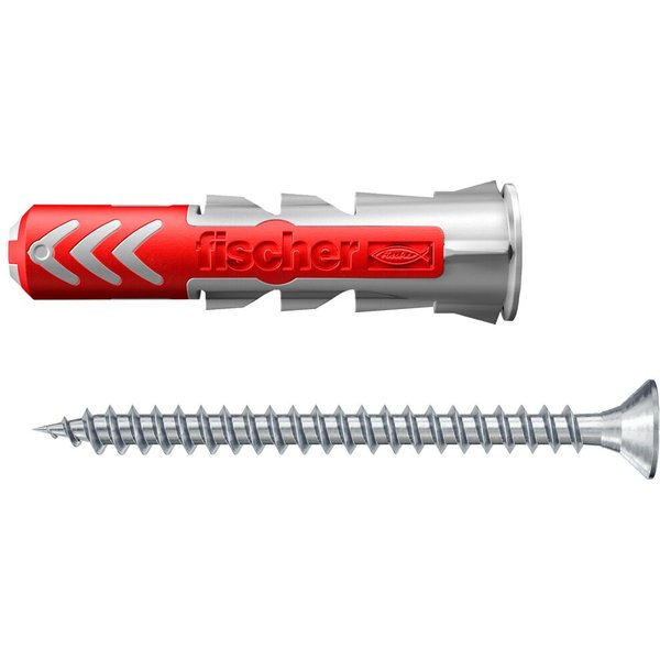 Tacos duopower 6x30mm con tornillos 30uds fischer