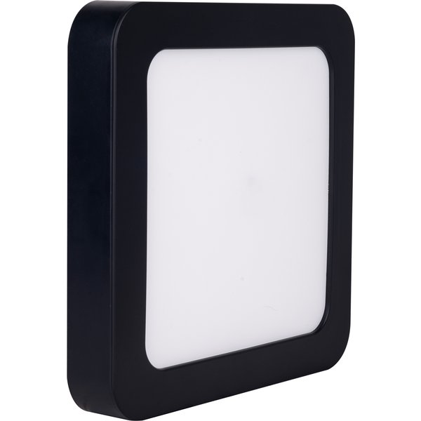 Downlight led cuadrado negro 22cm allinone