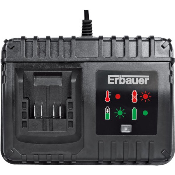 Cargador rápido batería 12v erbauer