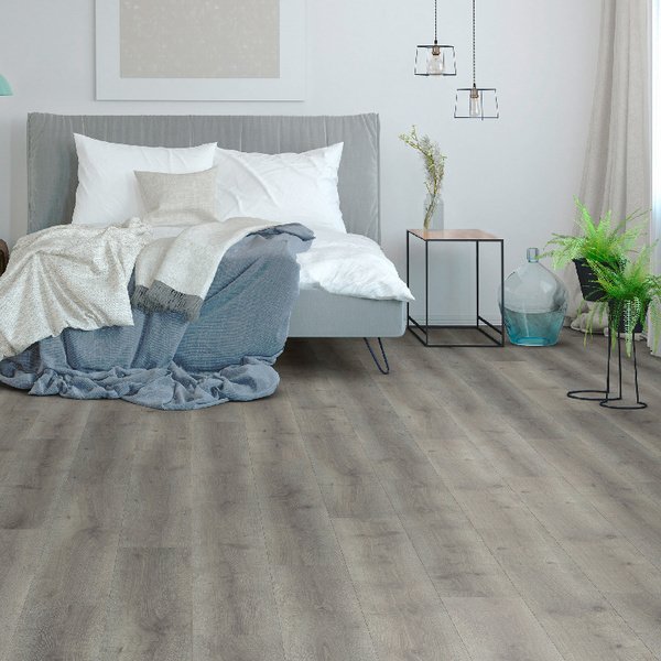 Suelo laminado gris 8mm ac4 doncaster