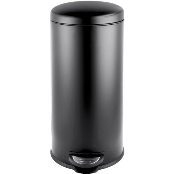 Cubo basura cocina pedal negro kihn round 30l