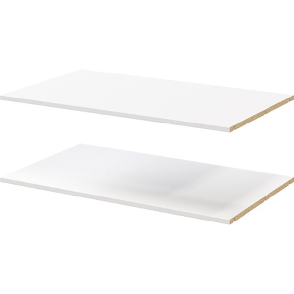 Pack estante homny 100x58 cm blanco 2 uds