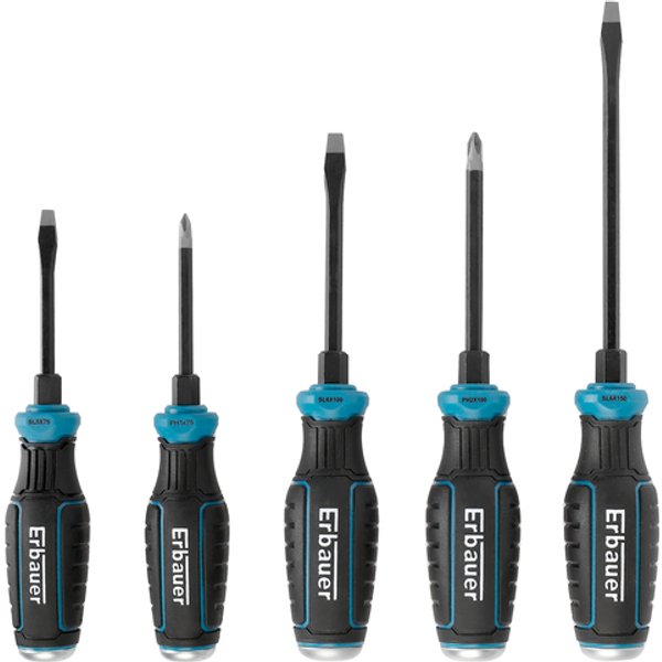 Pack destornilladores erbauer 5 uds