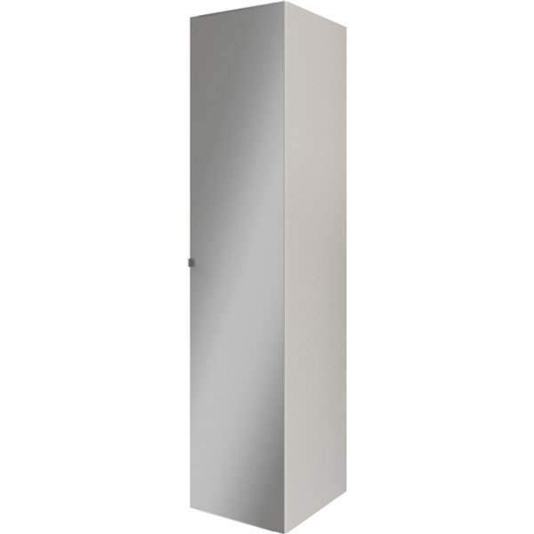 Armario completo homny 1 columna y puerta con espejo blanco 50 cm