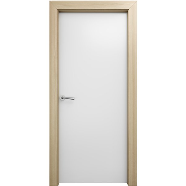 Puerta de interior viggo blanca derecha 72,5 cm