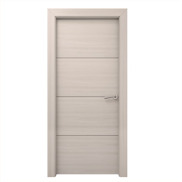 Puerta de interior nanna blanco decapé izquierda 72,5 cm