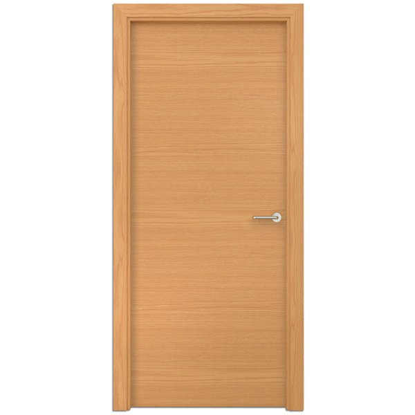 Puerta de interior carina roble izquierda 72,5 cm
