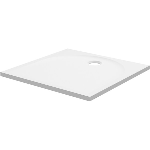 Plato ducha calicia resina blanco 90x90 cm