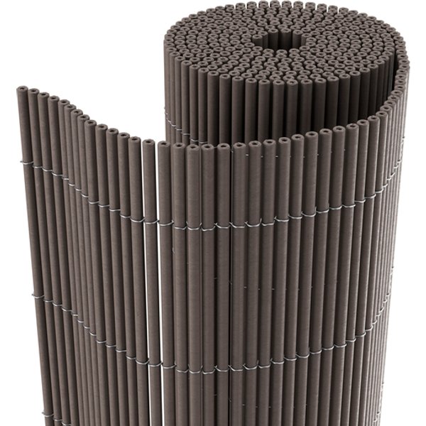 Mimbre ocultación eco gris 300x150 cm blooma