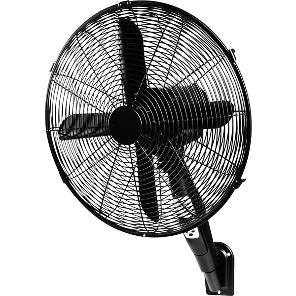 Ventilador de pared 40 cm negro