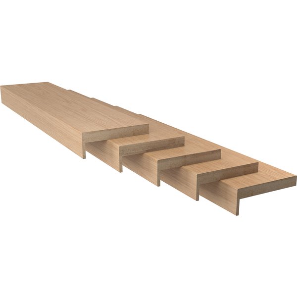 Pack molduras extensibles garban roble miel 7x1cm