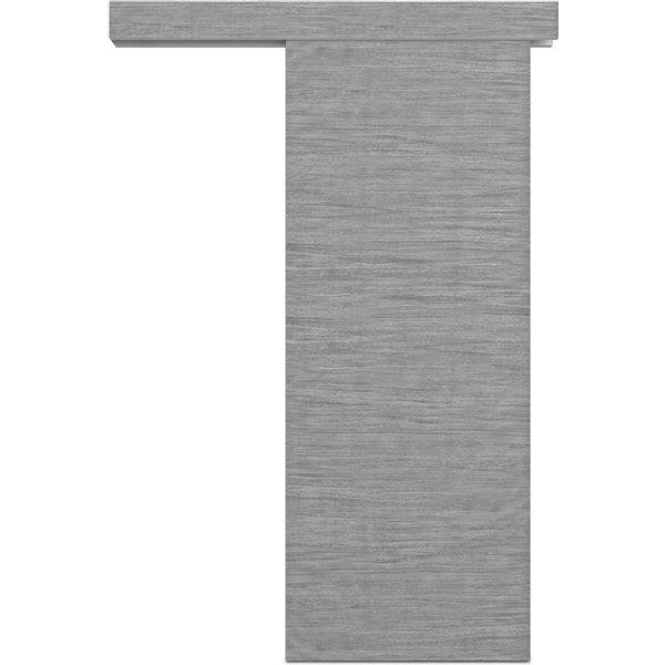 Puerta de interior corredera carina gris 80 cm
