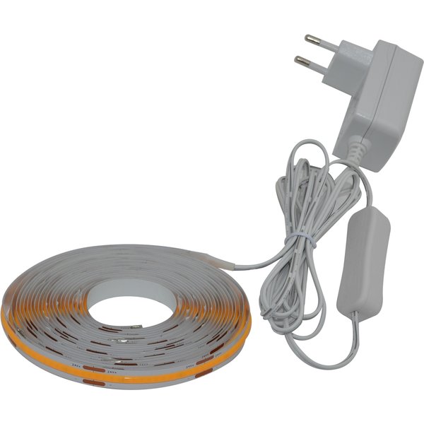 Tira led cob 5m luz cálida caudelie