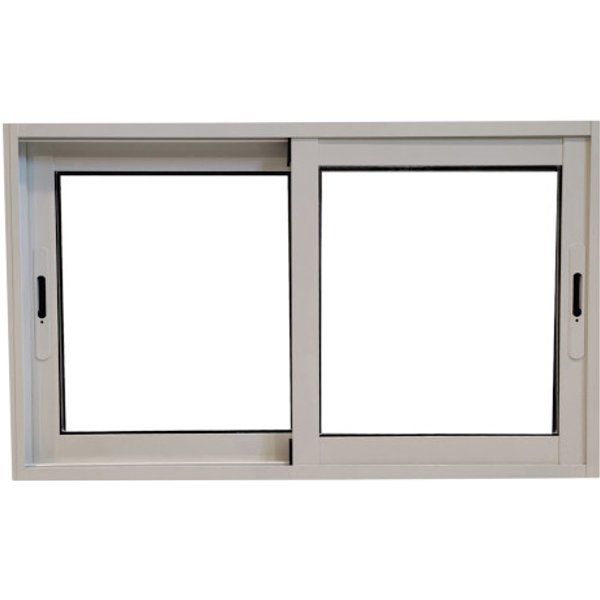 Ventana aluminio corredera blanco 100x140 cm