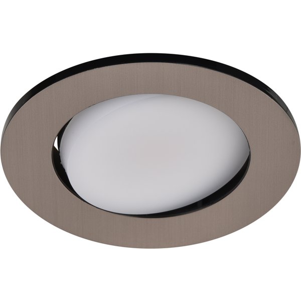 Downlight empotrable led cromo regulable orientable cooke & lewis