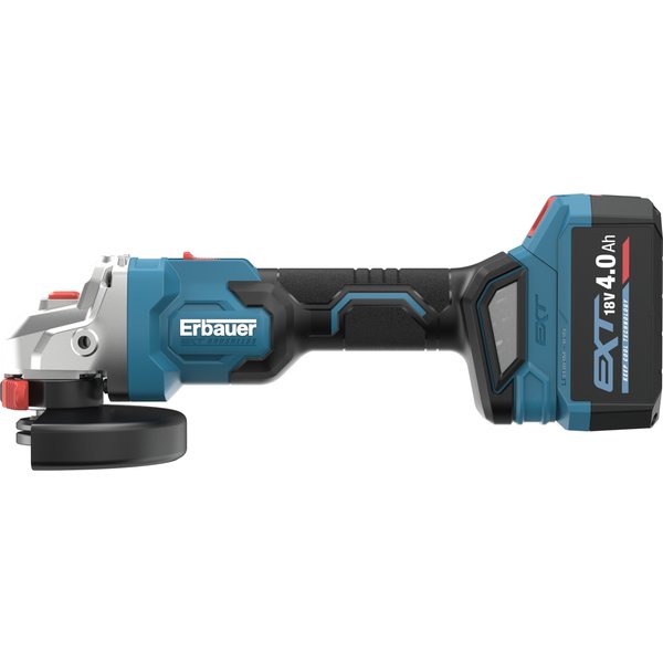 Amoladora 18v 115mm elite brushless 1x4ah erbauer