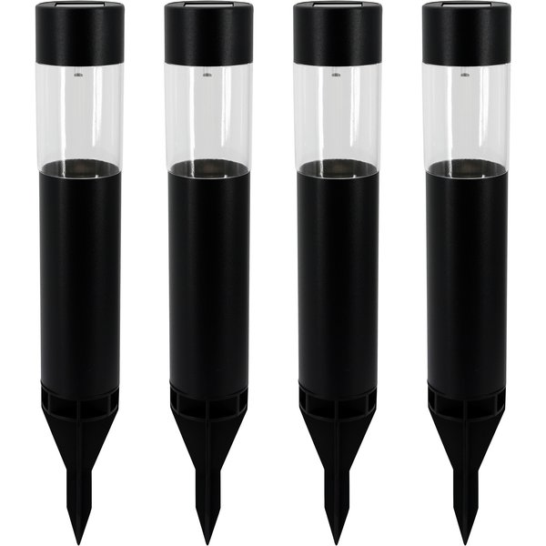 Pack de 4 balizas solares negras