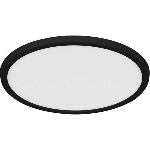 Plafón led redondo negro anata 14.5w cooke & lewis