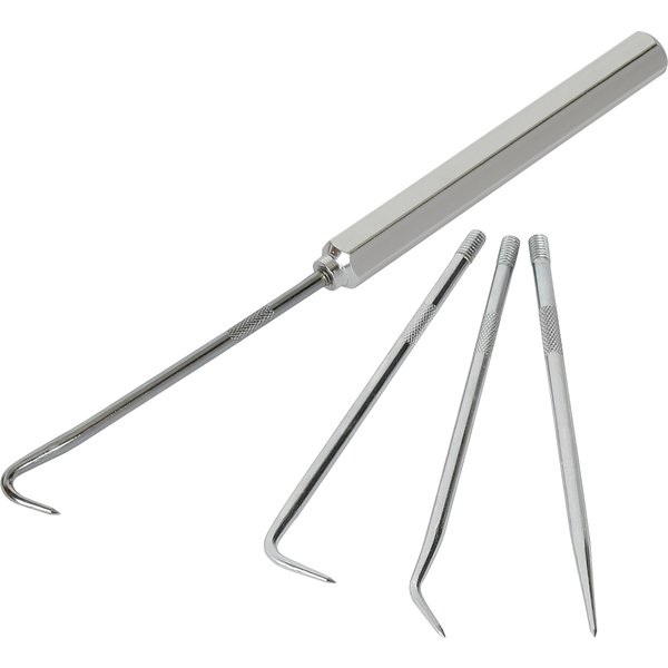 Set 4 ganchos de precisión forge steel