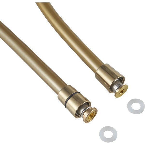 Flexo de ducha de pvc dorado 175cm cooke & lewis
