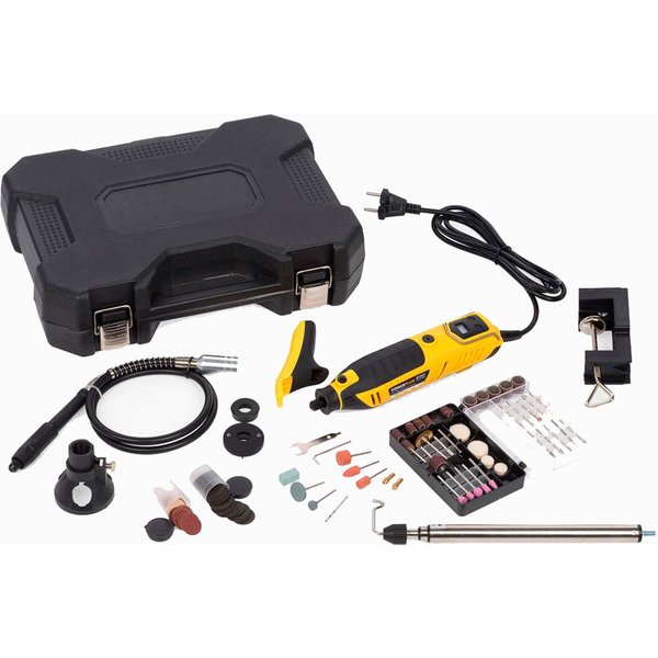 Multiherramienta 200w powerplus + 126 accesorios