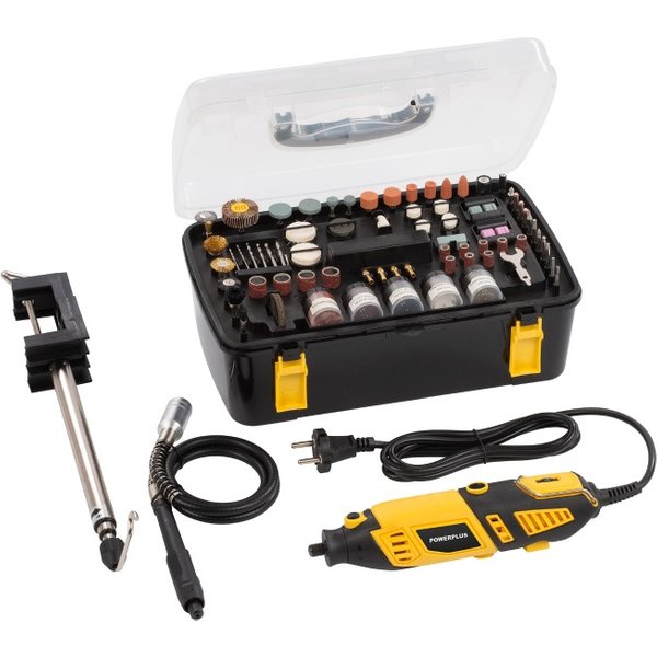 Herramienta multifunción 160w con 226 accesorios power plus