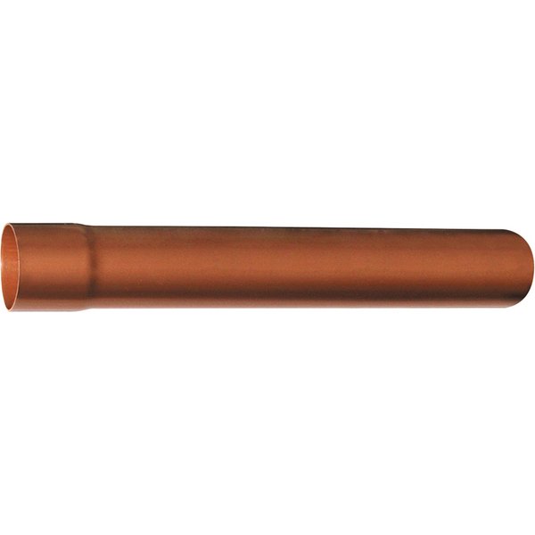 Tubo bajante de pvc color cobre 80 mm