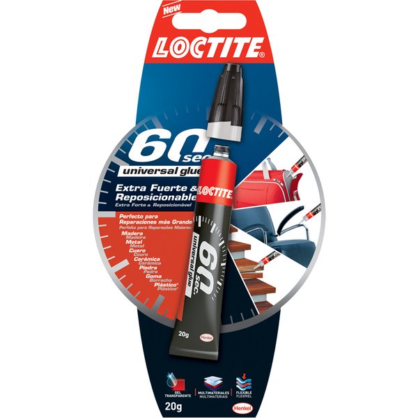 Adhesivo multiuso 60 seg loctite 20 g