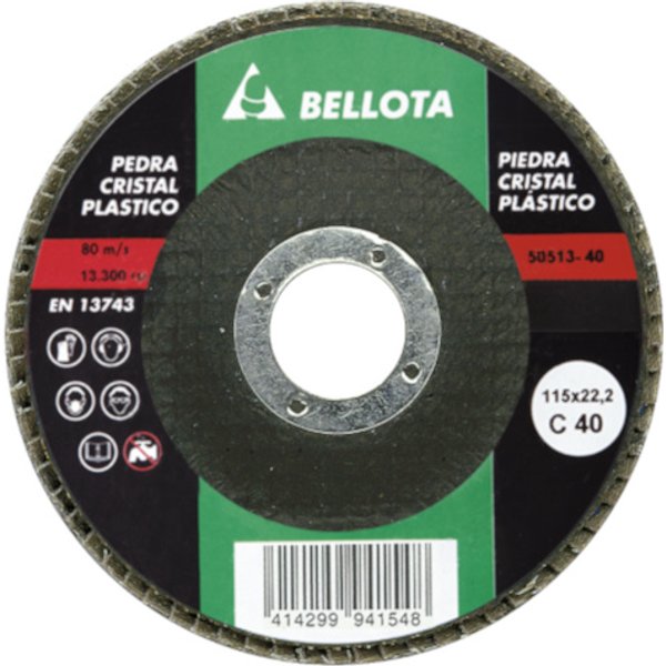 Disco de láminas piedra g120 bellota