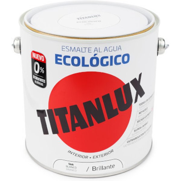 Esmalte titanlux ecológico brillante blanco 4l