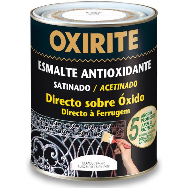 Esmalte antioxidante liso blanco satinado oxirite 4 l