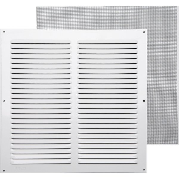 Rejilla c/ mosquitera blanca 30x30 cm