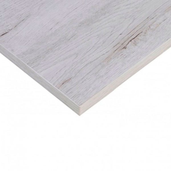 Tablero de melamina roble gris 4 cantos 80 x 39,5 x 1,6 cm