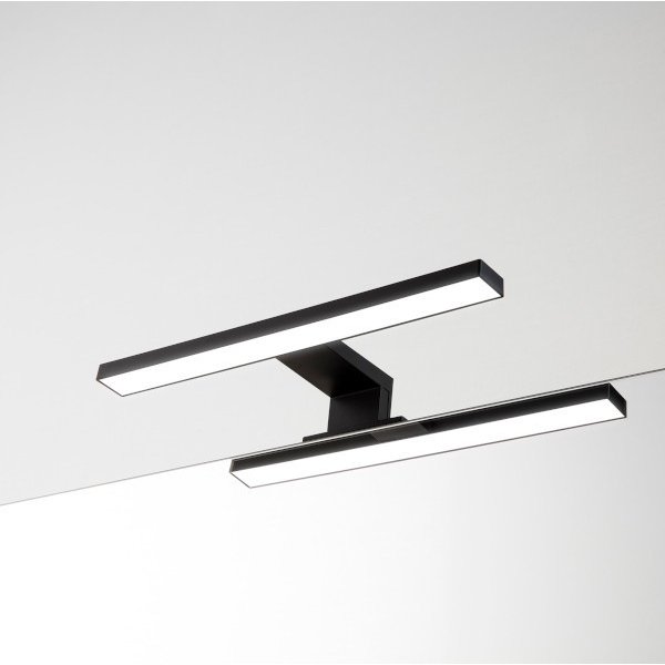 Aplique de baño negro yuma 30cm