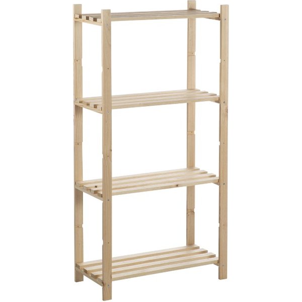 Estantería madera 131,5x65x30cm 160kg