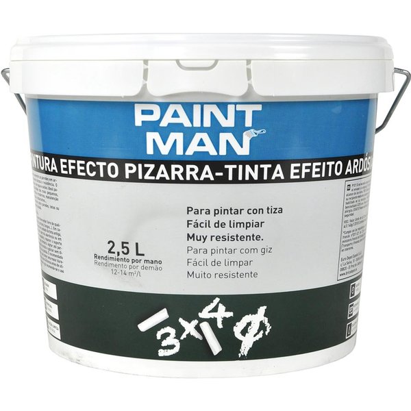 Pintura efecto pizarra negro paintman 2,5 l