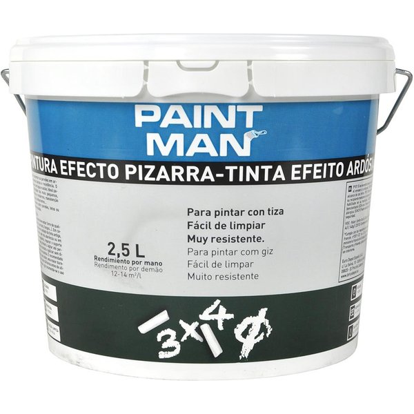 Pintura efecto pizarra verde paintman 2,5 l