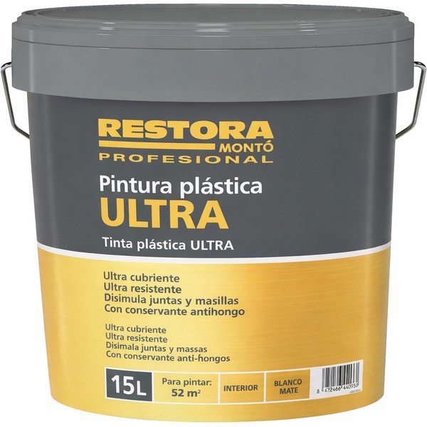 Pintura interior ultra 15l restora