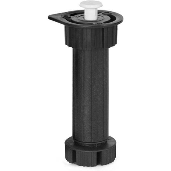 Pack 4 patas abs regulables ø 34 mm negras