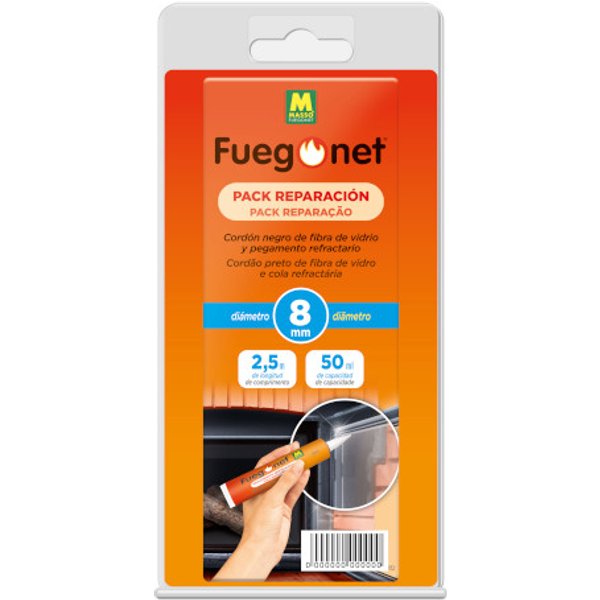 Kit reparación estufas 8 mm fuegonet
