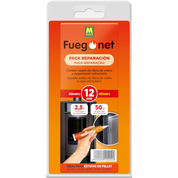 Kit reparación estufas 12 mm fuegonet