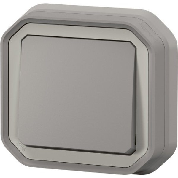 Conmutador para empotrar gris legrand